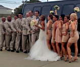Wedding Party Bus Transportation in Newport Beach, CA